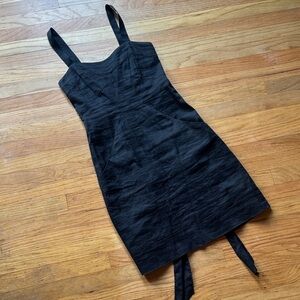 Chic Black Sleeveless Mini Dress